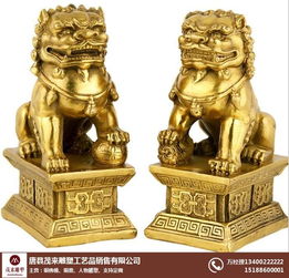 鑄銅獅子 茂來雕塑的精湛工藝品